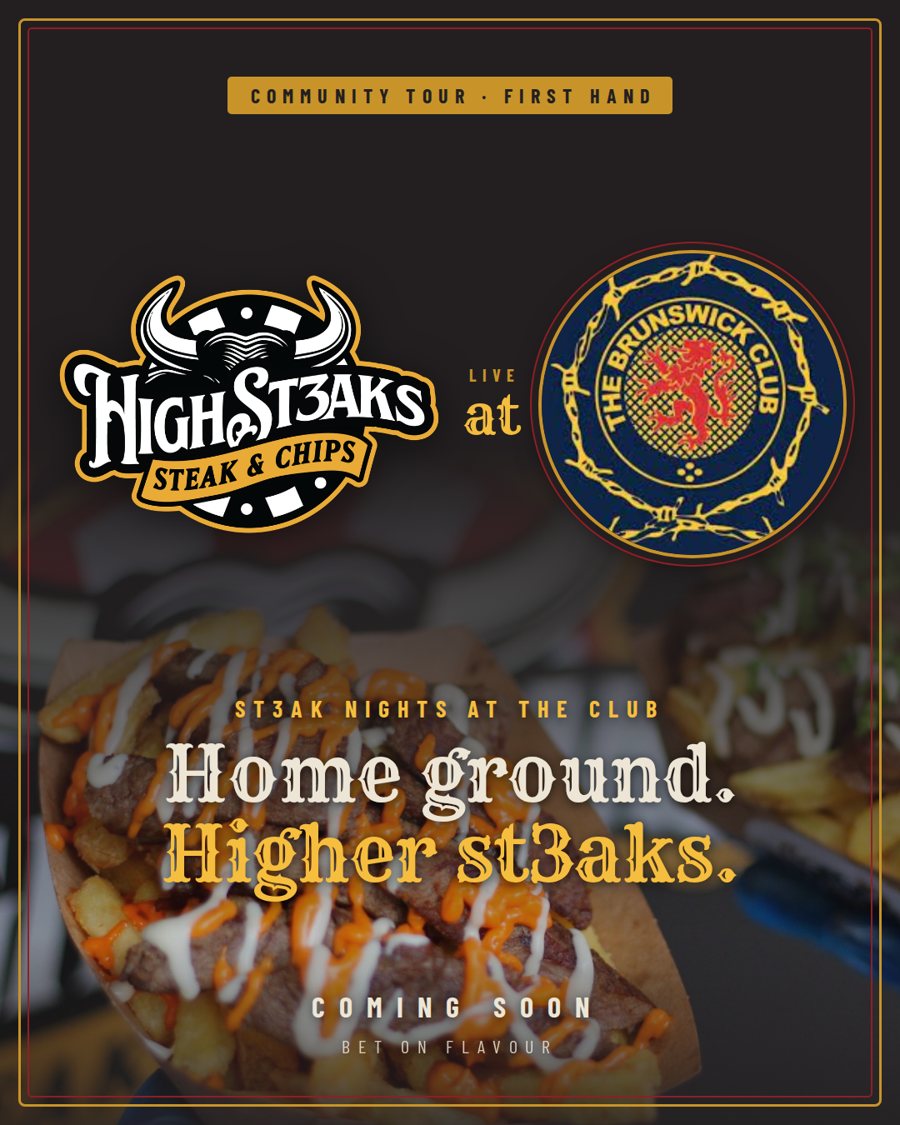 High St3aks live at The Brunswick Club poster